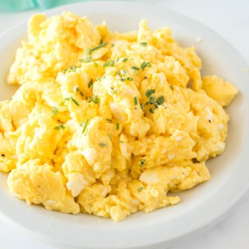 Scrambled Eggs Plate