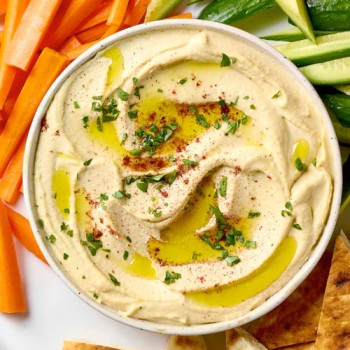 Refreshing Hummus Platter