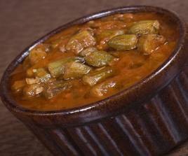 Vegetarian Okra Tagine